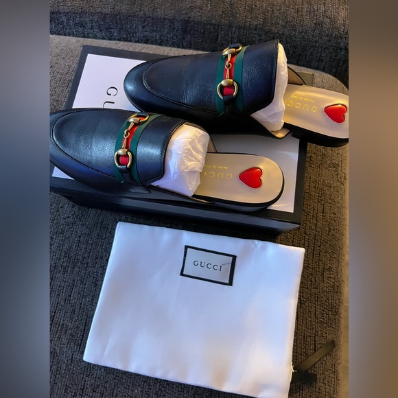 Gucci black PRINCETOWN SLIPPER - Picture 5 of 7